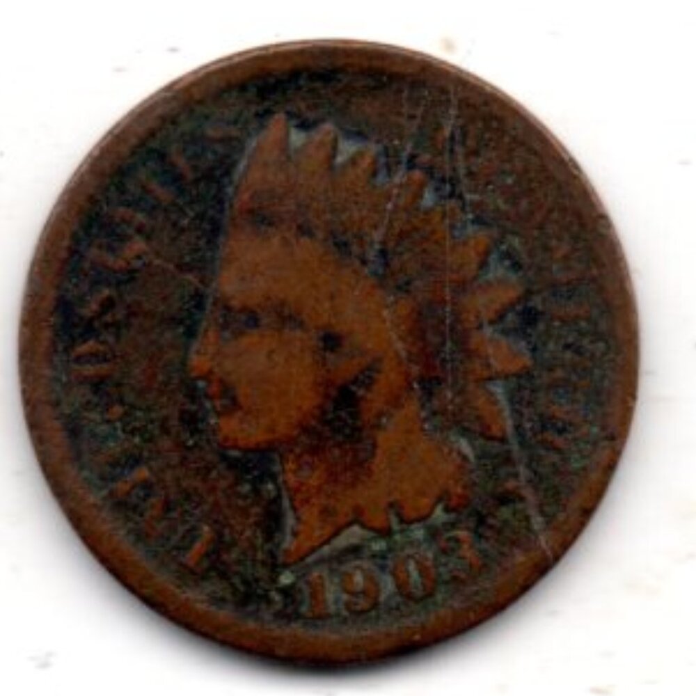 Vintage 1903 Indian Head Cent
